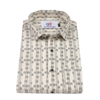 Premium Printed Cream Color Men Shirt