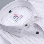 Flax Linan Cotton Midiam Line Pink Colour Men Shirt