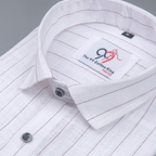 Flax Linan Cotton Midiam Line Brown Colour Men Shirt