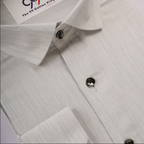 Cotton silk Steel Gray Colour Men Shirt