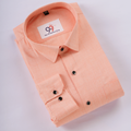 Cotton Slik Orange Colour Men Shirt