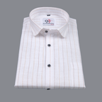 Flax Linan Cotton Midiam Line Gold Colour Men Shirt