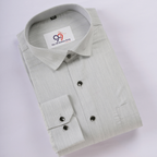 Cotton silk Steel Gray Colour Men Shirt