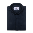 Premium Linen Blue Sky Color Plain Shirt - Full Sleeves