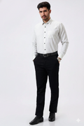 Plax Linen Cotton Gray Lining Shirt