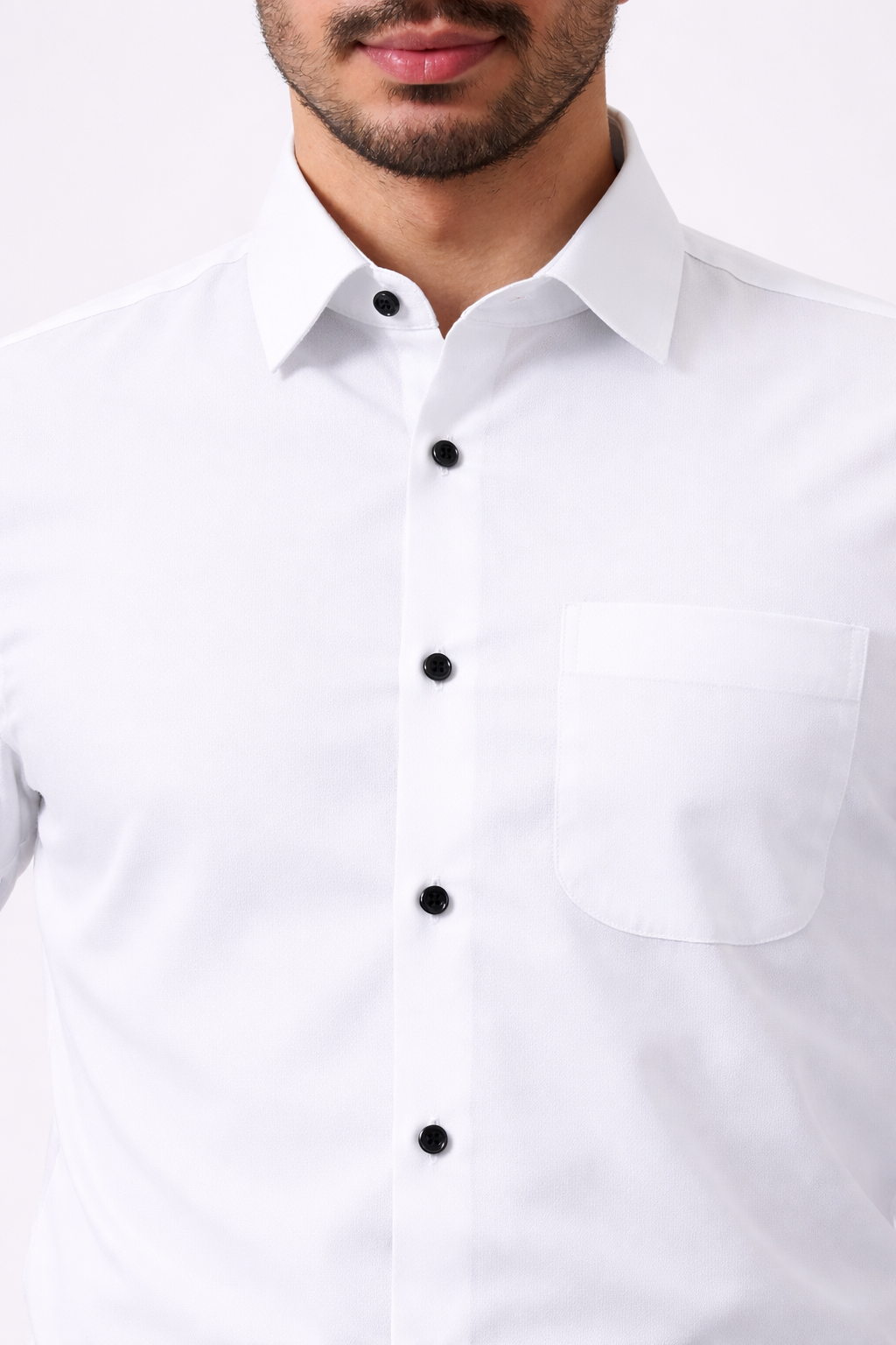 Cotton Slik Light Gray Colour Men Shirt